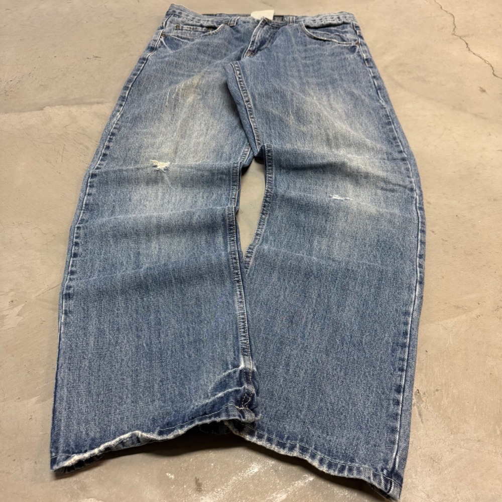 Vintage y2k Baggy Urban Pipeline Boot Cut Denim Jeans